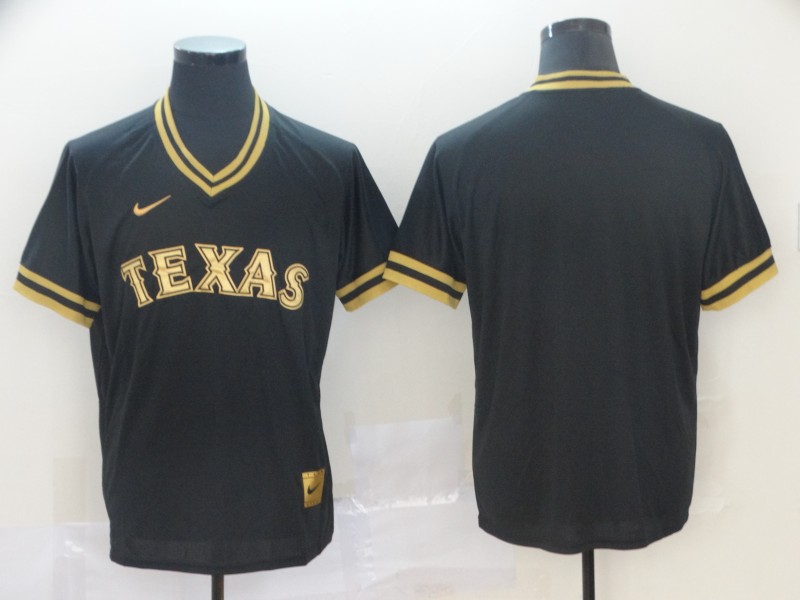 Men Texas Rangers Blank Black Game Nike MLB Jerseys->texas rangers->MLB Jersey